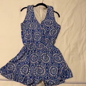 Show Me Your Mumu blue romper